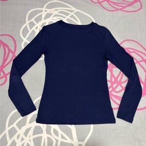 A New Day Navy Blue Long Sleeve Top